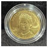 2010 1ST SPOUSE GOLD UNCIRC. MARY T LINCOLN COIN