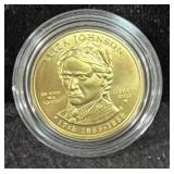 2011 1ST SPOUSE GOLD UNCIRC. ELIZA JOHNSON COIN