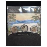 2016 CUMBERLAND GAP ATB QUARTERS 3-COIN SET