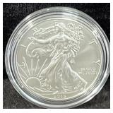 2015 UNC SILVER EAGLE - BOX AND COA