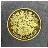 1977 CANADA $100 22 KARAT GOLD PROOF COIN