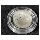2014 NATIONAL BASEBALL HALL OF FAME PROOF SILVER