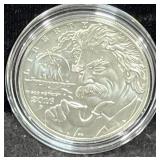2016 MARK TWAIN COMM. UNC SILVER DOLLAR