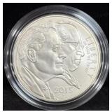 2015 MARCH OF DIMES UNC SILVER DOLLAR