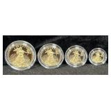 2018 AMERICAN EAGLE GOLD PROOF 4-COIN SET