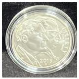 2015 MARCH OF DIMES UNC SILVER DOLLAR