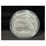 2015 AMERICA THE BEAUTIFUL 5 OZ UNC SILVER COIN