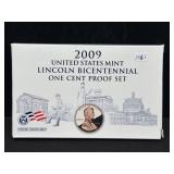2009 U.S. MINT LINCOLN BICENTENNIAL 1ï¿½ PROOF SET