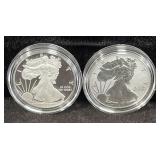 2012 AMERICAN EAGLE SAN FRANCISCO 2 COIN SILVER