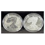 2012 AMERICAN EAGLE SAN FRANCISCO 2 COIN SILVER