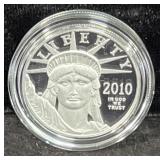 2010 AMERICAN EAGLE PLATINUM 1 OZ COIN: PREAMBLE