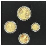 2022 AMERICAN EAGLE GOLD PROOF 4-COIN SET