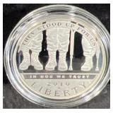 2010 AM. VETS. DISABLE FOR LIFE PROOF SILVER