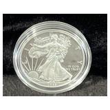 2015-W PROOF SILVER EAGLE - BOX AND COA