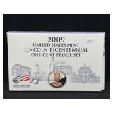 2009 U.S. MINT LINCOLN BICENTENNIAL 1ï¿½ PROOF SET