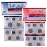 2002 U.S. MINT UNC COIN SET - MINT SEALED (U02)