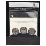 GETTYSBURG NATIONAL MILITARY PARK 3-COIN SET