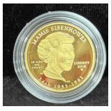 2015 1ST SPOUSE GOLD MAMIE EISENHOWER COIN