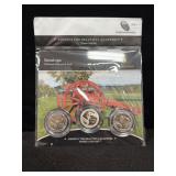 2015 SARATOGA ATB QUARTERS 3-COIN SET
