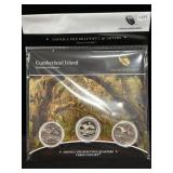 2018 CUMBERLAND ISLAND ATB QUARTERS 3-COIN SET