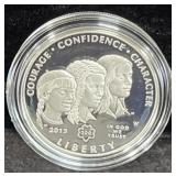 2013 GIRL SCOUTS OF THE USA CENT. PROOF SILVER