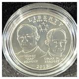 2013 5-STAR GENERALS COMM. CLAD UNC HALF DOLLAR