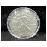 2015 UNC SILVER EAGLE - BOX AND COA