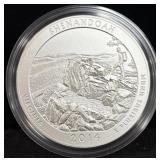 2014 5OZ SILVER UNCIRC. SHENANDOAH NATIONAL PARK