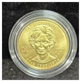 2016 1ST SPOUSE GOLD PATRICIA NIXON UNCIRC. COIN