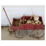Red Collections Etc. Amish Wagon Planter