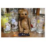 1982 Kamar E.T Plush Doll w/ Cups & Necklace