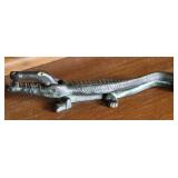 Cast Iron Metal Croccodile Shaped Nutcracker