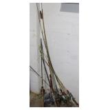 Collection of Fishing Poles