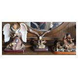 Native American & Eagle Figurines