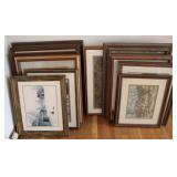 Large Collection of Jim Gray Prints Framed