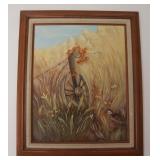 Western Americana Wildlife E. Heffner Painting