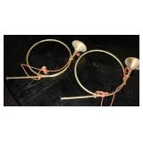 Brass Decorative Bugles/ French Hunting Horns