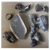 Collection of Flint Knapping & Chips