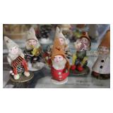 Japan Putz Gnome Elves Set of 6