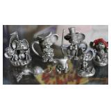 Miniature Pewter Mouse Collection