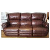 Faux Leather Couch