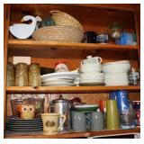 Kitchen Dish Cabinet Contents