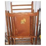 Antique Wooden Spindle Legged Baby Crib