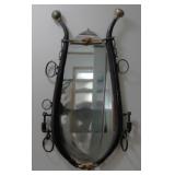 Early 20th Century Horse Collar Framed Mirror