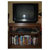 Toshiba Box Tv w/ Stand VHSs & VCR