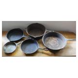 Various Cast Iron Skillet Collection