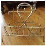 Mid Century Modern Wire Record Rack