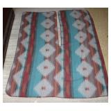 Southwestern Style Poncho w/ Aztec Pattern