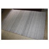 Grey Stripped Area Rug