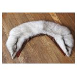 Arctic Marble Fox Fur Coat Collar